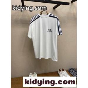 人気 Unity Sports Icon 半袖Tシャツ バレンシアガ ブランド コピー Tシャツ コピー ユニセックス ホワイトkid260nWH1v