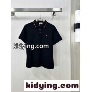 洗練された カジュアル コットンピケ ポロシャツ エルメス コピーブランド Tシャツ コピー ブラックkid265Pviai