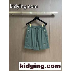 シンプル カジュアル ショートパンツ プラダ スーパーコピー パンツ コピー グリーンkid26D0XXPD