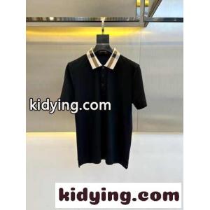 定番 カジュアル コットンピケ ポロシャツ バーバリー スーパーコピー Tシャツ コピー ブラックkid26GXTTXn