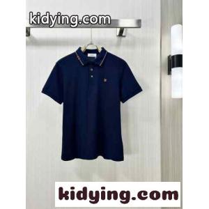 洗練された カジュアル コットンピケ ポロシャツ エルメス コピー Tシャツ コピー ネイビーkid26qO5vKf