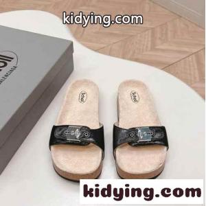 balenciaga コピー I Scholl フラット サンダル バレンシアガ コピー サンダル コピー ブラックkid260jWDey