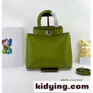 新作♪prada コピー エチュード ミディアム レザーバッグ プラダ コピー バッグ コピー グリーンkid26DqyOfi