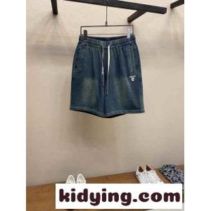 カジュアル 合わせやすい ロゴ入り ショートパンツ プラダ コピー パンツ コピーkid26Sf0vKr