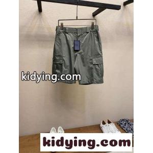 定番 カジュアル ナイロン ショートパンツ プラダ スーパーコピー パンツ コピー グリーンkid26aumCKn
