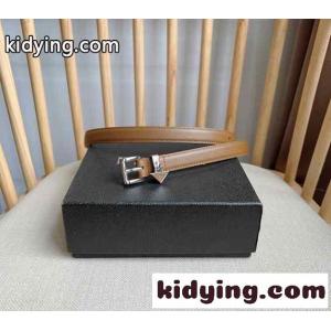 プラダ コピー ベルト 偽物 洗練された 合わせやすい レザーベルト ブラウンkid26mKTLPj