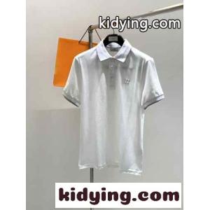 シンプル 合わせやすい メンズ ポロシャツ エルメス コピーブランド Tシャツ コピー ホワイトkid26ryCyeq