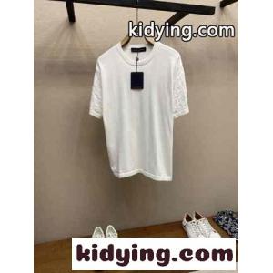 ショートスリーブシグネチャークルーネック ルイ・ヴィトン Tシャツ コピー ホワイトkid26fOvO1v