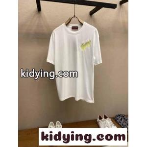 カジュアル おしゃれ ロゴ入り コットン 半袖Tシャツ グッチ ブランド コピー Tシャツ 偽物 ホワイトkid26O1Xn4j