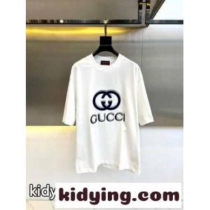 コットンジャージ リラックス 半袖Tシャツ グッチ コピー Tシャツ コピー ホワイトkid26Ofq45z
