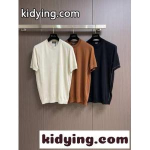 シンプル 上品 ニットTシャツ エルメネジルド・ゼニア Tシャツ コピーkid26KzKzua