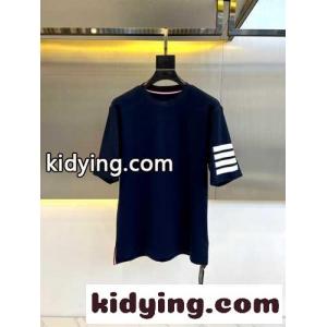 カジュアル 人気 コットン 半袖Tシャツ トムブラウン コピー Tシャツ スーパーコピー ネイビーkid26mqyGfu