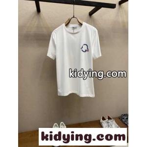 シンプル クルーネック 半袖Tシャツ モンクレール コピーブランド Tシャツ スーパーコピー ホワイトkid26G1jKTD