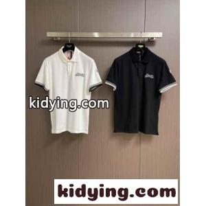 カジュアル 上品 刺繍入り コットンピケ 半袖 ポロシャツ モンクレール コピー Tシャツ スーパーコピーkid268PLTDy