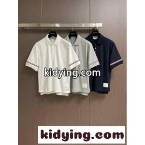 定番 人気 コットン 半袖ポロシャツ トムブラウン コピー Tシャツ スーパーコピーkid26951riC