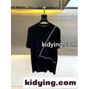 カジュアル おしゃれ エルメネジルド・ゼニア Tシャツ コピー ブラックkid26au0TLn