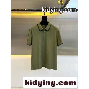 コットンピケ ハーフジップ ポロシャツ グッチ スーパーコピー Tシャツ コピー グリーンkid26niKTPb