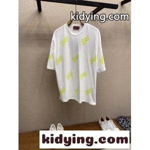 カジュアル ロゴプリント 半袖Tシャツ グッチ ブランド コピー Tシャツ 偽物 コットン トップスkid26KPniSf
