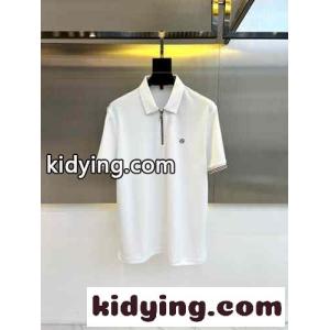 洗練された ハーフジップ ポロシャツ エルメネジルド・ゼニア Tシャツ コピー ホワイトkid260PjC8f