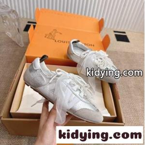 メタリックレザー LV スニーカリーナ ルイ・ヴィトン スニーカー スーパーコピーkid26855vSr