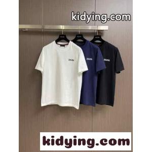 シンプル ロゴ クルーネック 半袖Tシャツ エルメネジルド・ゼニア Tシャツ コピーkid2659ni4z