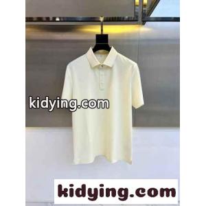 シンプル 上品 快適 半袖ポロシャツ トムブラウン ブランド コピー Tシャツ スーパーコピー ベージュkid26bKbCye
