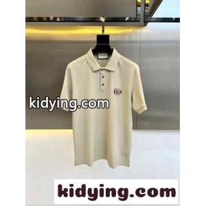洗練された シンプル コットンピケ ポロシャツ グッチ コピー Tシャツ 偽物 ベージュkid26C4vKXz