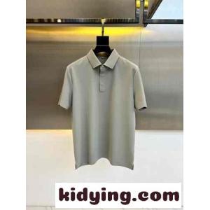 シンプル 上品 快適 半袖ポロシャツ トムブラウン コピーブランド Tシャツ スーパーコピー グレーkid26TbmC8j