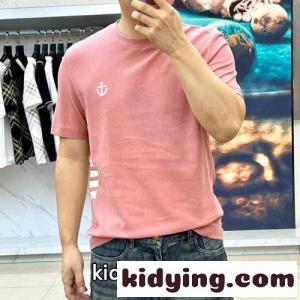 着心地いい 半袖Tシャツ トムブラウン ブランド コピー Tシャツ スーパーコピー ピンクkid26Kraami