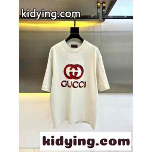 コットンジャージ リラックス 半袖Tシャツ グッチ コピー Tシャツ コピー ベージュkid26OnWPfa