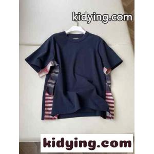 ソフト コットン ジャージー ギンガム 半袖Tシャツ ボッテガ・ヴェネタ Tシャツ コピーkid261f4Lfe