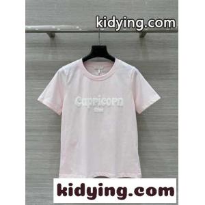 コットンジャージー CAPRICORNTシャツ クロエ Tシャツ スーパーコピー ピンクkid26femKLj
