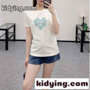 シンプル コットン 半袖Tシャツ シャネル コピー Tシャツ スーパーコピー ホワイトkid26OXvSja