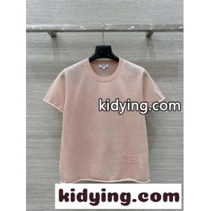 春夏 シンプル 半袖ニット トップス シャネル コピーブランド Tシャツ コピー ピンクkid26zK5Tnq