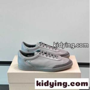 シンプル 人気 ドルチェ&ガッバーナ コピーブランド サントロペ スニーカー スーパーコピー レザー グレーkid26nO1zGn