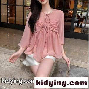 大人気 フェンミン 可愛い ブラウス クロエ シャツ スーパーコピー ピンクkid26Dume0j