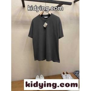 カジュアル ルーズフィット Tシャツ ロエベ コピーブランド Tシャツ コピー 半袖 トップス グレーkid26v4b09n