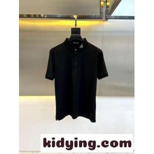 シンプル 合わせやすい アルマーニ コピー Tシャツ コピー コットンピケ ポロシャツ ブラックkid26fWr4ve