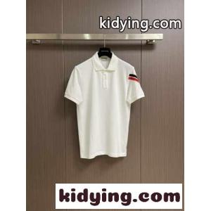 カジュアル モンクレール コピー Tシャツ スーパーコピー コットンピケ 半袖ポロシャツ ホワイトkid26vKfKTz