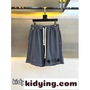 クロムハーツ コピー パンツ コピー ショートパンツ カジュアル ロゴ入り ハーフパンツ グレーkid26byKrma