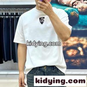 シンプル コットン 半袖Tシャツ バーバリー コピー Tシャツ コピー クルーネック ホワイトkid26fi4vWf