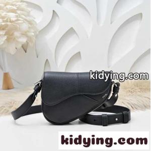 クリスチャン・ディオール コピー Saddle バッグ ミニ スーパーコピー メンズバッグ ブラックkid26TfKj4z