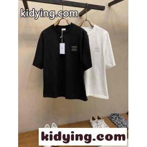 シンプル ゆったり クルーネック セリーヌ スーパーコピー Tシャツ コピー コットン 半袖Tシャツkid2685LDCe
