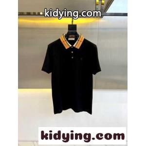 洗練された おしゃれ コットンピケ ポロシャツ バーバリー コピー Tシャツ コピー ブラックkid26eKnO5j