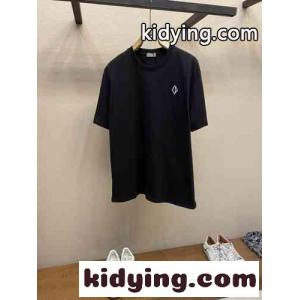 シンプル 上品 CD Diamond Tシャツ クリスチャン・ディオール コピー Tシャツ コピー ブラックkid26HnWP5v