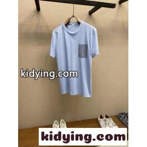 シルケットスムースロゴTシャツ クリスチャン・ディオール コピー Tシャツ コピー ライトブルーkid26a4bOHj