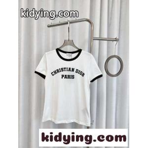 カジュアル ロゴ コットンTシャツ クリスチャン・ディオール スーパーコピー Tシャツ コピー レディースkid26zmqCyC