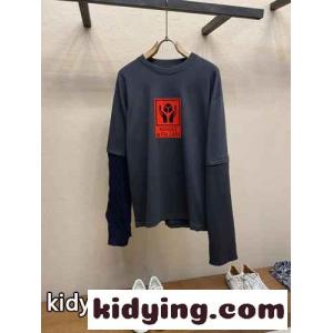 バレンシアガ スーパーコピー パッチハンドル ケアスリーブ Tシャツ コピー カジュアルkid265fCi8n