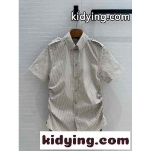 ストライプ ショートスリーブシャツ バーバリー コピー シャツ コピー レディースkid26mmKLba