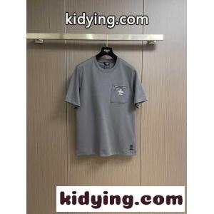 おしゃれ カジュアル コットン 半袖Tシャツ フェンディ ブランド コピー Tシャツ コピー グレーkid26L9b0Pj